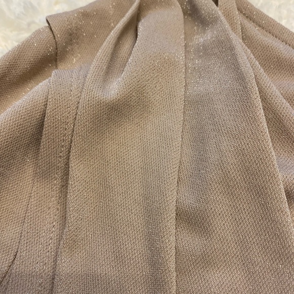 BCBG MAXAZRIA TAN/SILVER COCKTAIL DRESS - XS - Picture 7 of 9